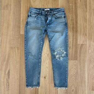 Moussy Light Blue tapered Jeans